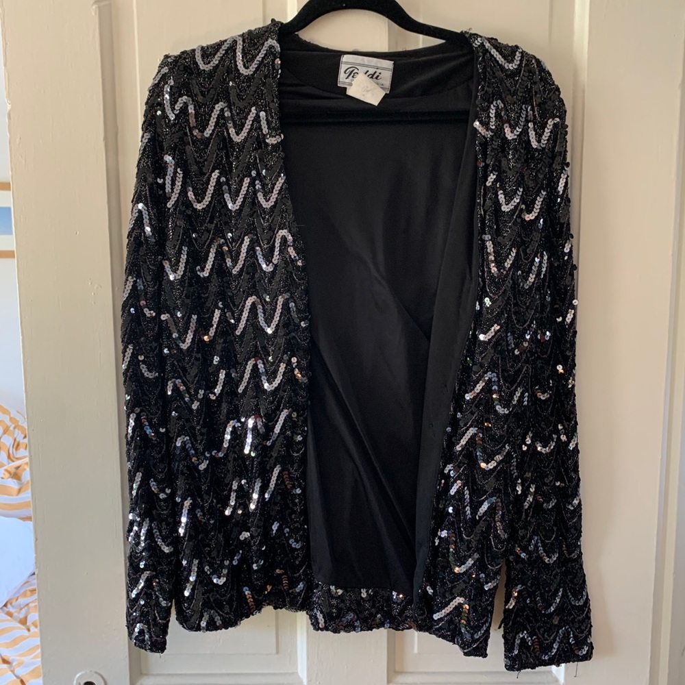 Vintage sequin blazer